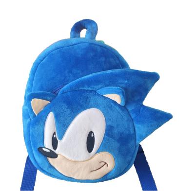 China Wholesale Sonic Hedgehog Toy Stuffed Animal Sonic Toy Character Plush Sonic Plush Backpack for sale