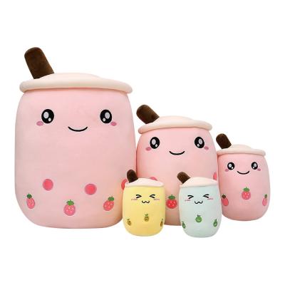 China Wholesale Home Deco Boba China Milk Tea Cup Play Toy Boba Pillow Cushion Kids Funny Toy Bubble Milk Tea Plush Doll for sale