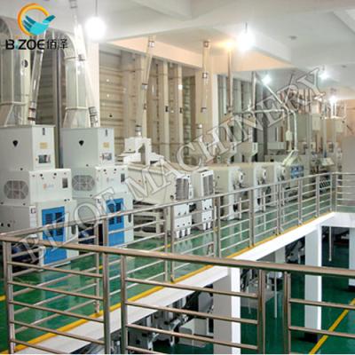 China Rice Processing Industry Rice Mill Grain Processing Paddy Milling Machine 120 Ton Rice Mill Plant for sale