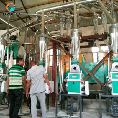 China Food Flour Mill Grinding Machine 10 Tons Corn Flour Milling Machine Small Scale Maize Machine for sale