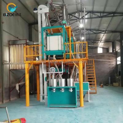 China food flour mill machine flour mill maize milling machine price/wheat maize flour milling machine with packing machine for sale