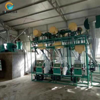 China Food Flour Mill Grinding Machine 24 Ton Maize Flour Mill Machine Industrial Automatic Maize Milling Machine Corn Milling Machines for sale