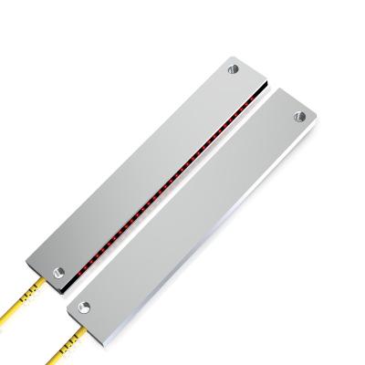 China Positioning GTRIC Industrial Flat Fiber Optic Sensor Presence Detection 100mm Width Area Through Beam Fiber Optic Sensor for sale