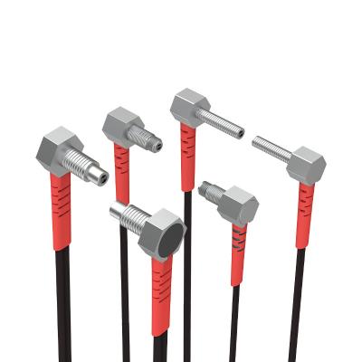 China Placing GTRIC 90 degree bend fiber optic cable sensor right angle 1m series can be OEM auto fiber optic proximity sensor for sale