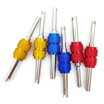 China Universal Tire Repair Tool Aluminum Alloy Aluminum Alloy Tire Valve Core Stems Remover Tool for sale