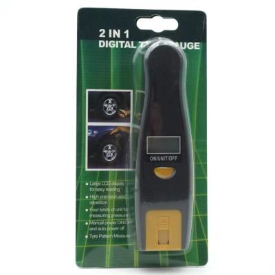 China Construction Tools Multifunctional Plastic Automotive LED Digital Display Tire Pressure Monitor 0-100 PSI for sale