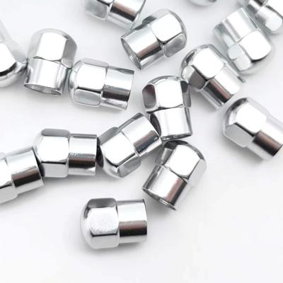 China Silver Aluminum Universal Car Wheel Metal Car Valve Stem Caps for sale