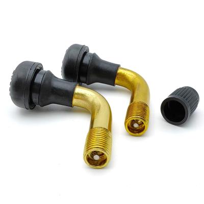 China PVR50 Motorcycle Brass Aluminum Tubeless Snap In Tire Valve for sale