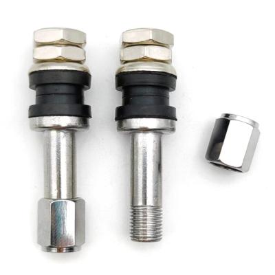 China Zinc Car Tire Valve TR48E Zinc Motorcycle Car Bolt-in Wheel Tire Tubeless Valve for sale