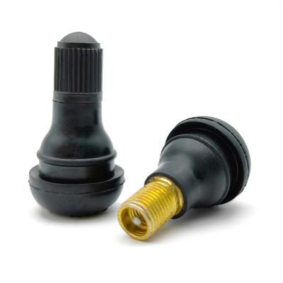 China Brass Tire Valve Car Vacuum Tire Rubber Valve For Universal Car TR412 for sale