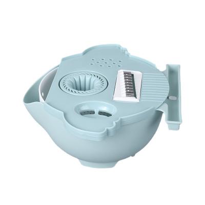 China Kitchen Viable Hot Selling Furniture Stainless Steel 7 In 1 Slicer Drain Basket Cutter Multifunctional Vegetable Grater for sale