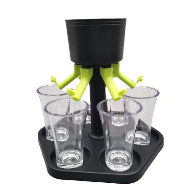 China Automatic Wine Dispenser Gifts Holder Carrier Liquor Cocktail Wine Bottle Dispenser for Parties Bars for sale