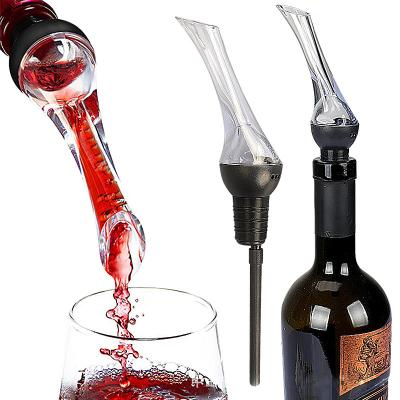 China Premium Aerating Wine Aerator Pourer Wine Accessories Decanter Aerator Stopper Pourer For Wine Lover for sale