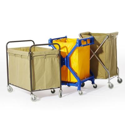 China X CLASSIC Folding Canvas Baskets Storage Baskets Bag Trolley Foldable Laundry Hamper With Wheels for sale