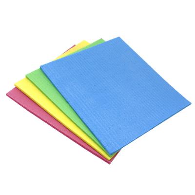 China Sustainable Reusable Absorbent Hand Towels Cellulose Sponge Cloth Dish Cleaning Cloths For Kitchen Bathroom for sale