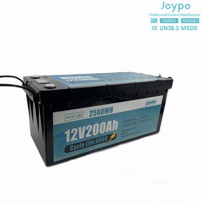 Chine Batterie au lithium RV de grande capacité 12V 200Ah Pack de batterie à cycle profond pour caravane à vendre