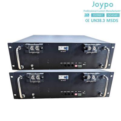 China 48V 100Ah Rack Mount LiFePO4 Lithium Battery For Residential Commercial for sale