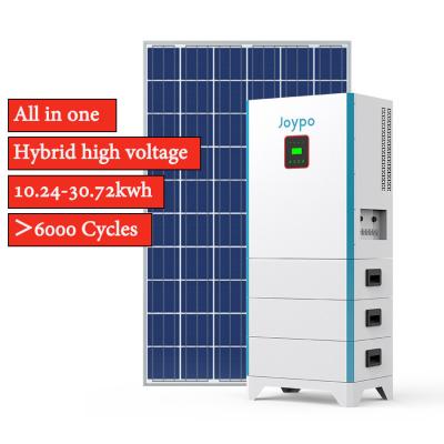 China Home Lithiumbatterij ESS energieopslagsysteem met hybride inverter zonnepanelen Te koop