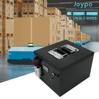 中国 オーダーメイド AGV リチウムバッテリーソリューション 48V 50Ah 100Ah LiFePO4 バッテリー 販売のため