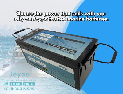 China Fishing Boat Marine Waterproof 12V Lithium Battery 50Ah 100Ah 200Ah 300Ah for sale