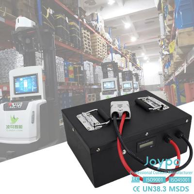 China Lightweight AGV Lithium Battery Pack 24 Volt 24Ah For Automated Robot Forklift for sale