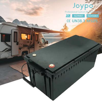 China Smart BMS Lithium Ion Battery 12 Volt 150Ah Deep Cycle RV LiFePO4 Battery for sale