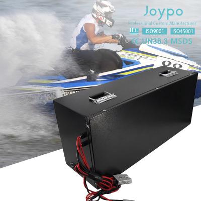 China Deep Cycle Yacht Bateria de lítio marinha 96V 120Ah Para motocicleta aquática à venda