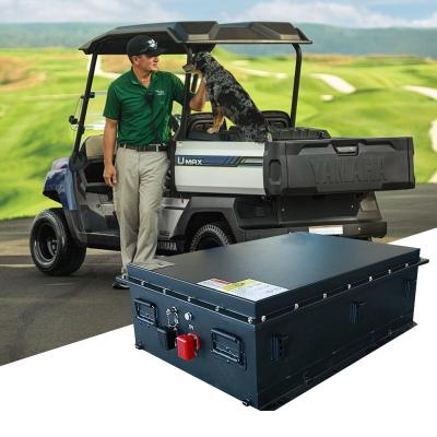 Chine Club Car Golf Cart batterie au lithium 125Ah 51.2V LiFePO4 batterie 4000 fois la durée de vie du cycle à vendre