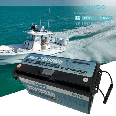 China Zuverlässige Marinebatterie Lithium 24 Volt LiFePO4 für Trolling Motor zu verkaufen