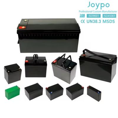 China Joypo 12V Batería de Litio Ferro Fosfato Soporte de conexión en serie para RV y Marina en venta