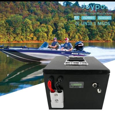 China Joypo 36V 100Ah Marine Trolling Motor Batterie Langer Zykluslaufzeit LiFePO4 Lithiumbatterie für Bassboote zu verkaufen