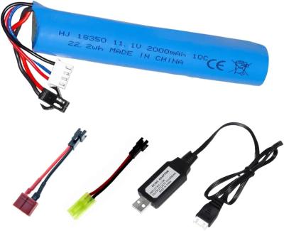 Chine 3S 11.1V 2000mAh Batterie Li-Ion Pour Jouets Blaster à Boules de Gel d'Eau Électrique Pistolet à vendre