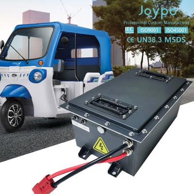 China LiFePO4 Li-batterij met grote capaciteit 48V 150Ah voor automatische riksja's Te koop