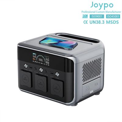 China Wireless 15W Fast Charging Portable Power Solar Generator 600W For Outdoor Camping for sale