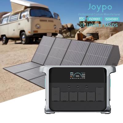 China 2400W Solar Generator Portable Power Station With Solar Panels For Emergency Home Use for sale