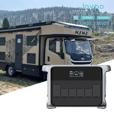 China Joypo 2400W Most Powerful Solar Generator Portable Power Solution For Vanlife Road Trip for sale