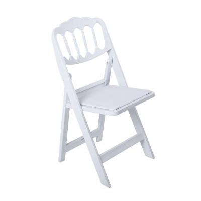 China Foldable Event Padded Seat Plastic Folding Chair Wedding For Return Company Rental Napoleon for sale