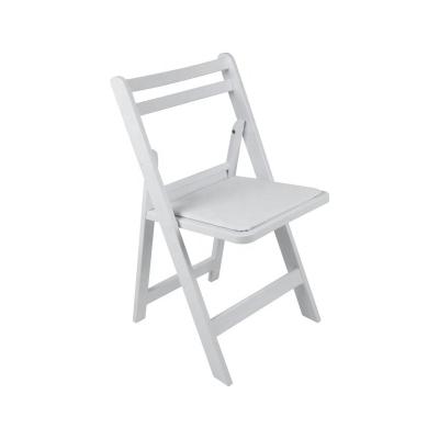 China New modern garden resin folding chair with slat back or slat seat for outdoor for sale