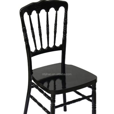 China UV-resistant high quality plastic white resin napoleon wedding chair for sale