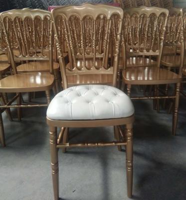 China high quality UV-resistant plastic resin napoleon wedding chair for sale