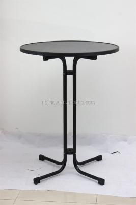 China UV-resistant folding cocktail table with umbrella hole for party for sale