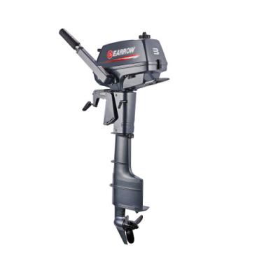 China 3 Hp Outboard Motor 2 Stroke Manual Tiller Handle 4 Stroke 24 L Start for sale