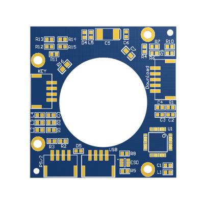 China FR-4 PCB Supplier Trackball Mouse MS-38 PCBA Assembly, PS2/USB Interface PCB PCBA OEM One-Stop Service for sale