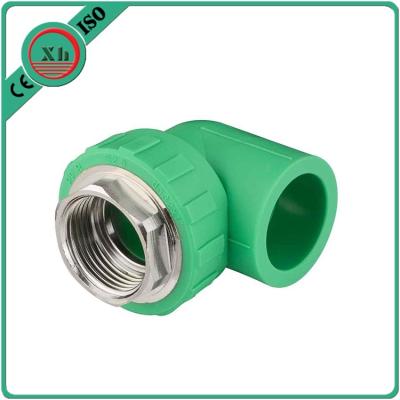 China Eco Vriendschappelijke PPR Elleboog met Draad, Flexibele 1 Duimelleboog 16 - 32 MM. Grootte Te koop