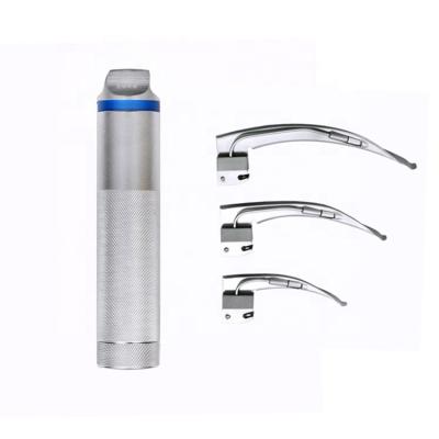 China Throat Checking Adult and Pediatric Premium Conventional Bulb Laryngoscope Set / Laryngoscope Blades and Handle LED Lamp for sale