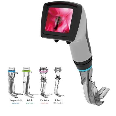 China Emergency Center MAC2 MAC4 MIL0 Video Intubation Laryngoscope Set With Camera for sale