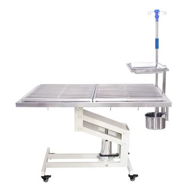 China For Pet Treatment Hot Sale Animal Stainless Steel Electric Veterinary Operation Table for sale