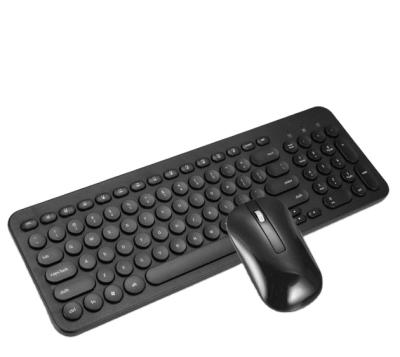 China Eco-friendly wireless punk mechanical keyboard and feel KM520 keyboard mouse set office business girl ebay mouse for sale