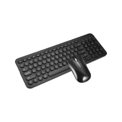 China 2020 fashionable high quality wireless punk desktop keyboard and mouse set for office work for sale