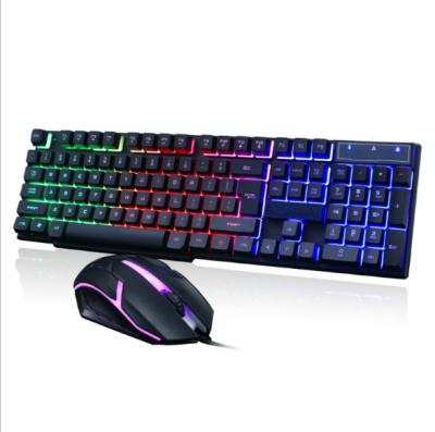 China Durable Class of 2020 Wired RGB Desktop Keyboard and Mouse Set Gaming Keyboard Mouse Combo for sale